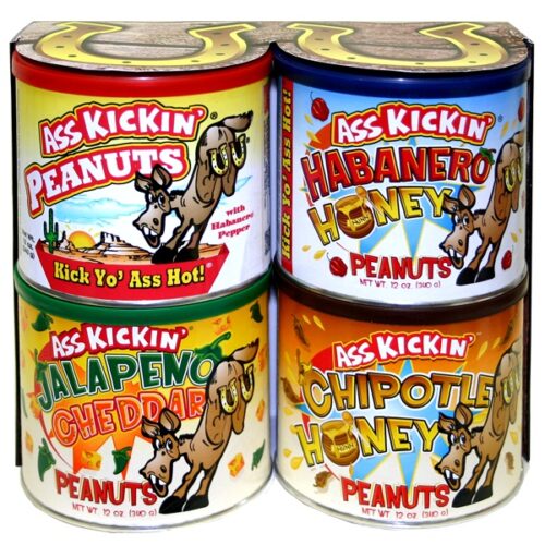 Ass Kickin’ Peanuts Variety Four Pack