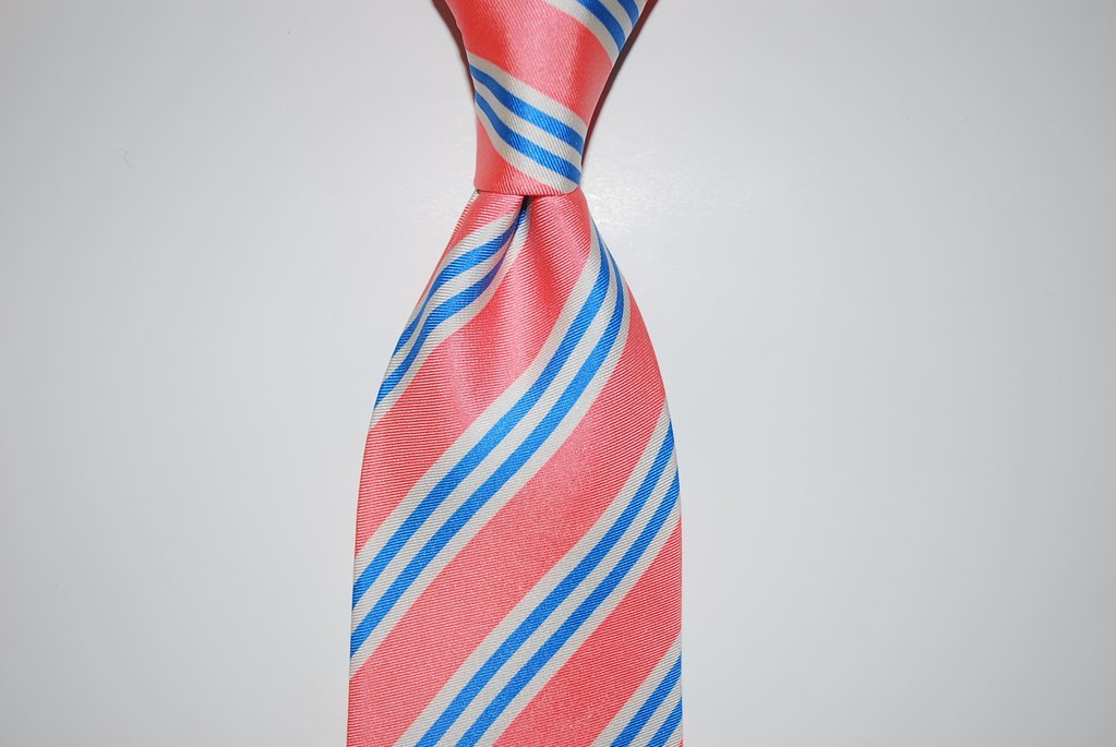 Twisted Fin Stripe Collection - Salmon