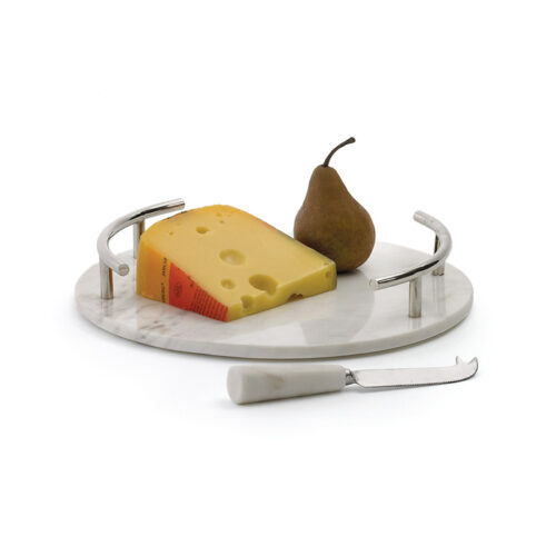 Round Cheeseboard with Knife