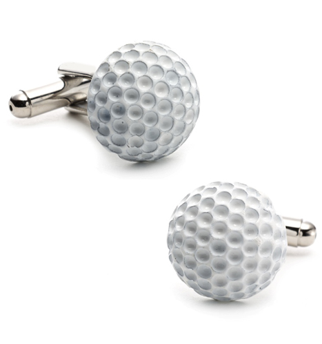 Enamel Golf Ball Cufflinks