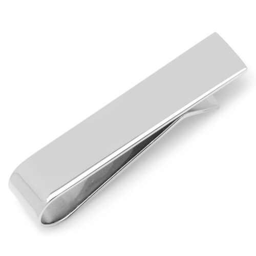 Short Stainless Steel Engravable Tie Bar