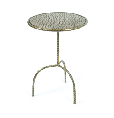 Hammered Side Table