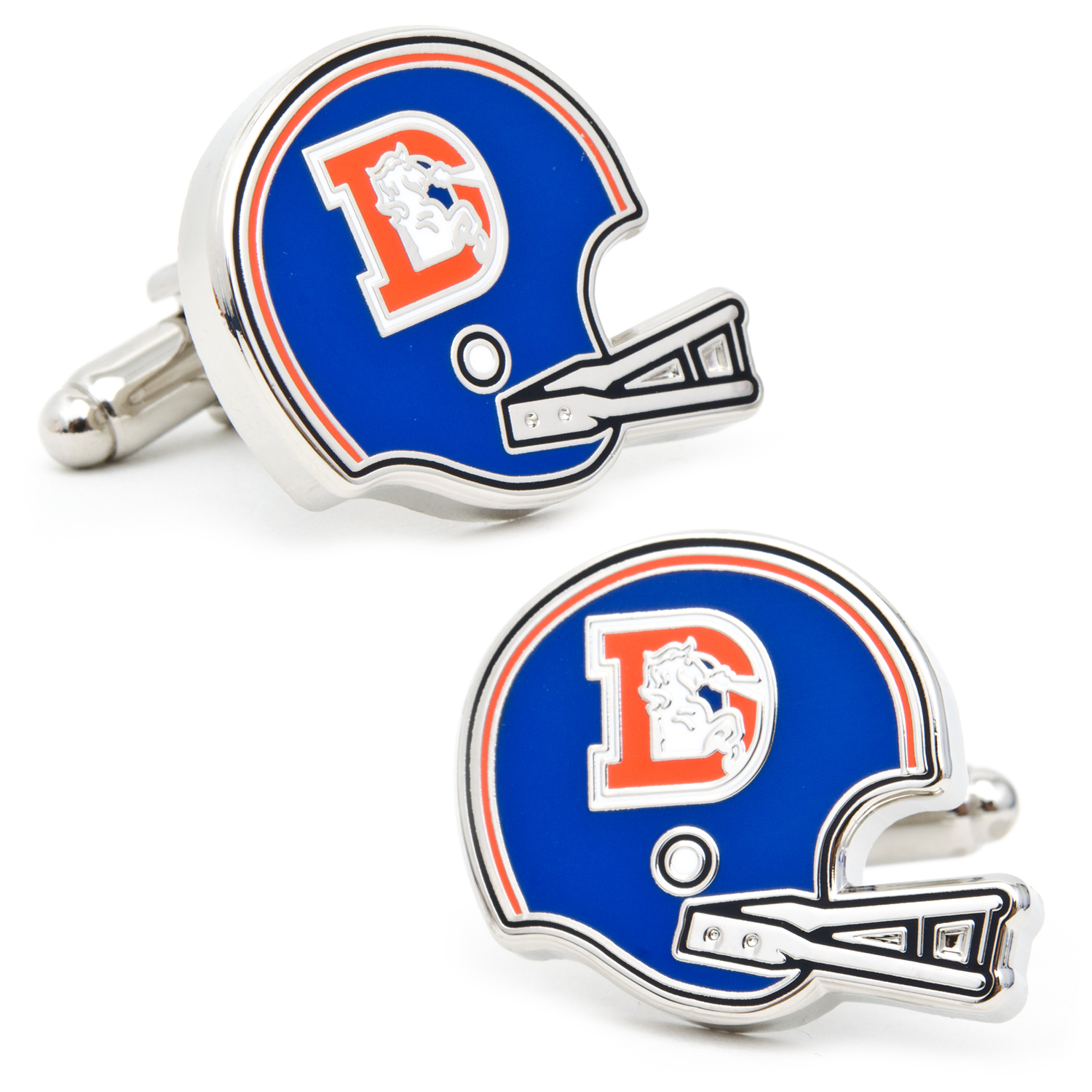 denver broncos cufflinks