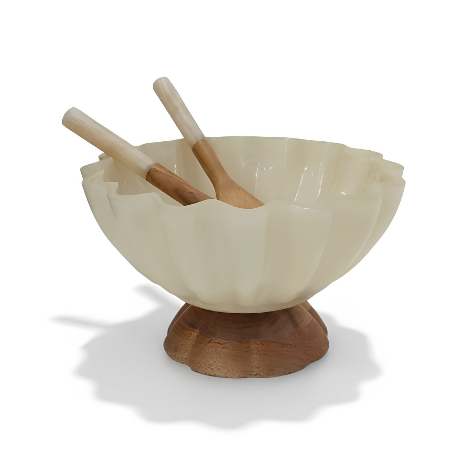 Sophia Salad Bowl and Tossers