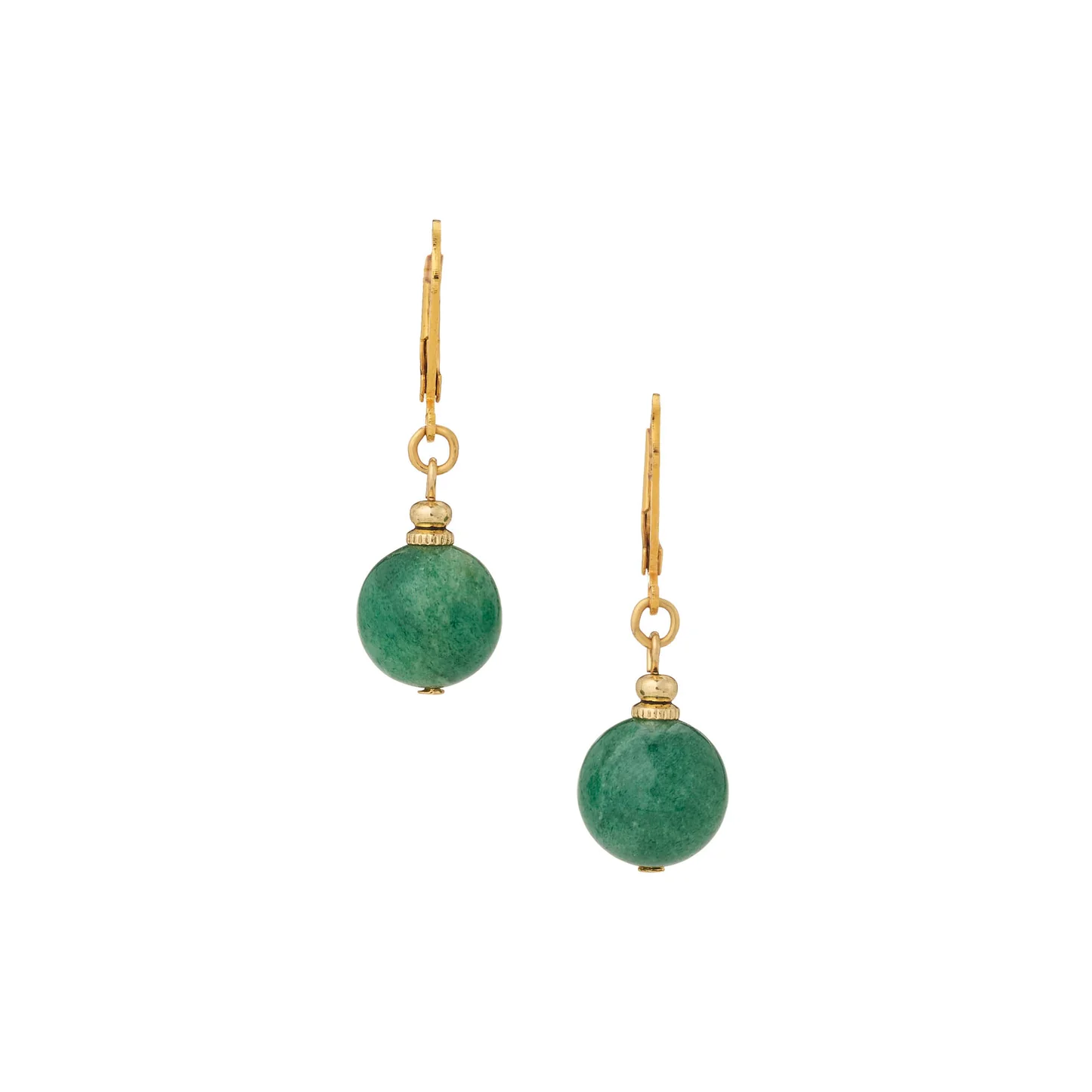 Green Aventurine Drop Earrings