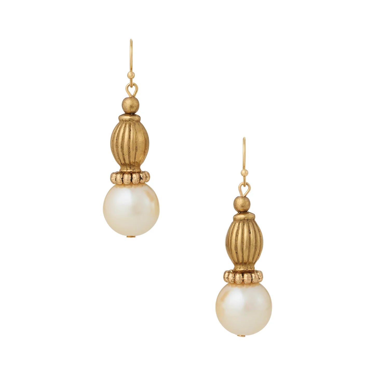 Faux Pearl Drop Earrings