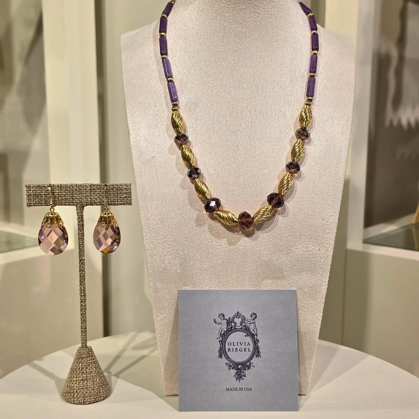 Amethyst Bead Necklace - Image 2
