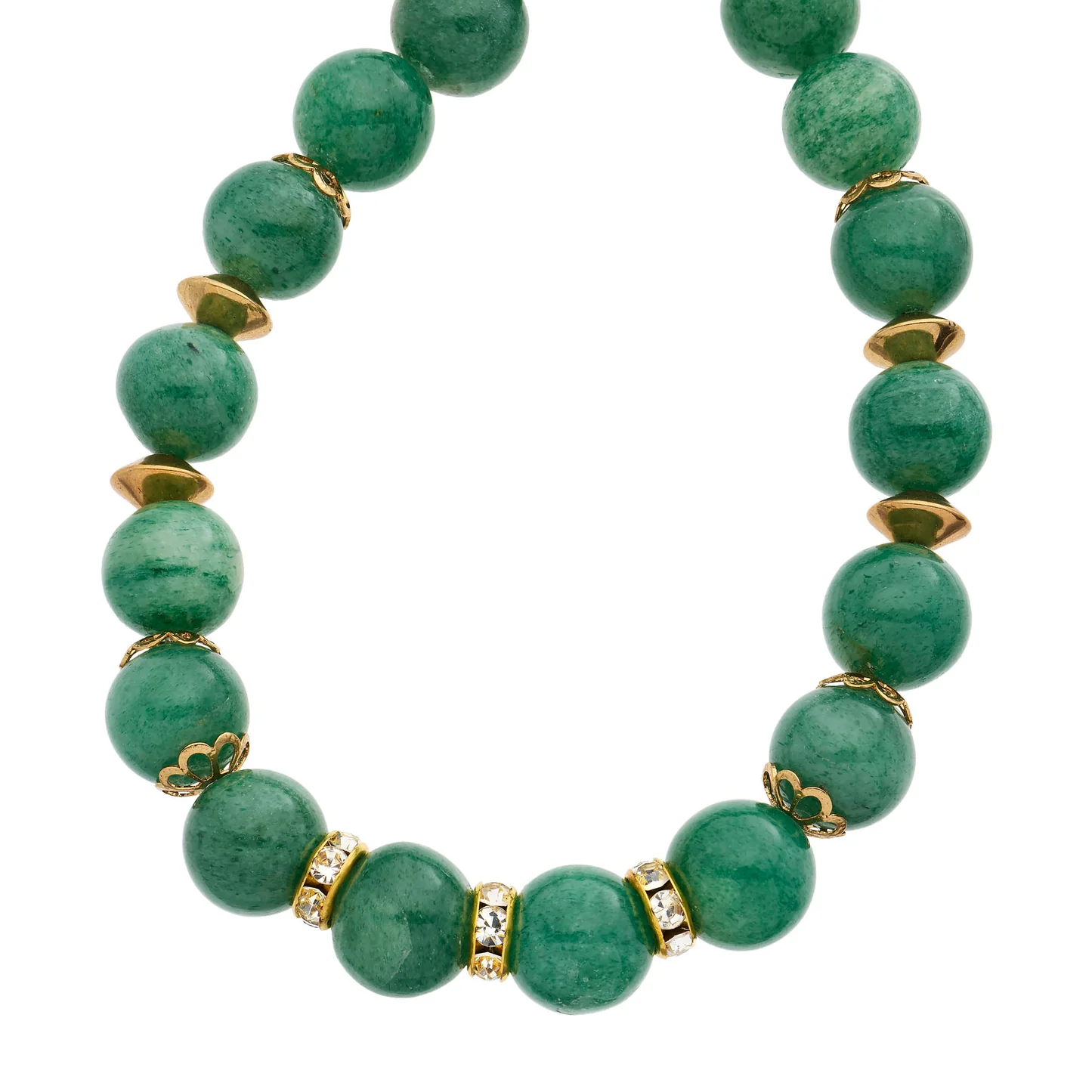 Green Aventurine Bead Necklace