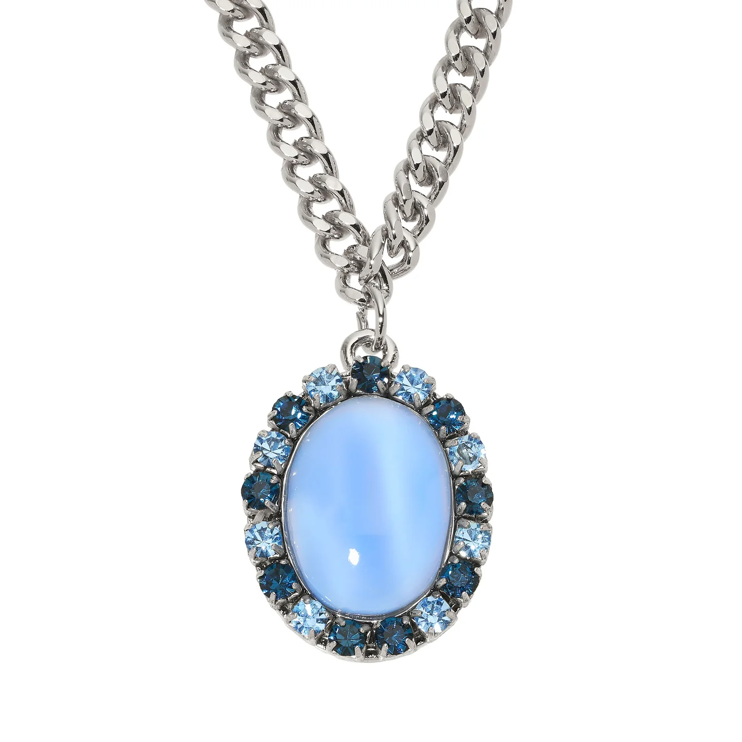 Silver Blue Moonstone Pendant - Image 3