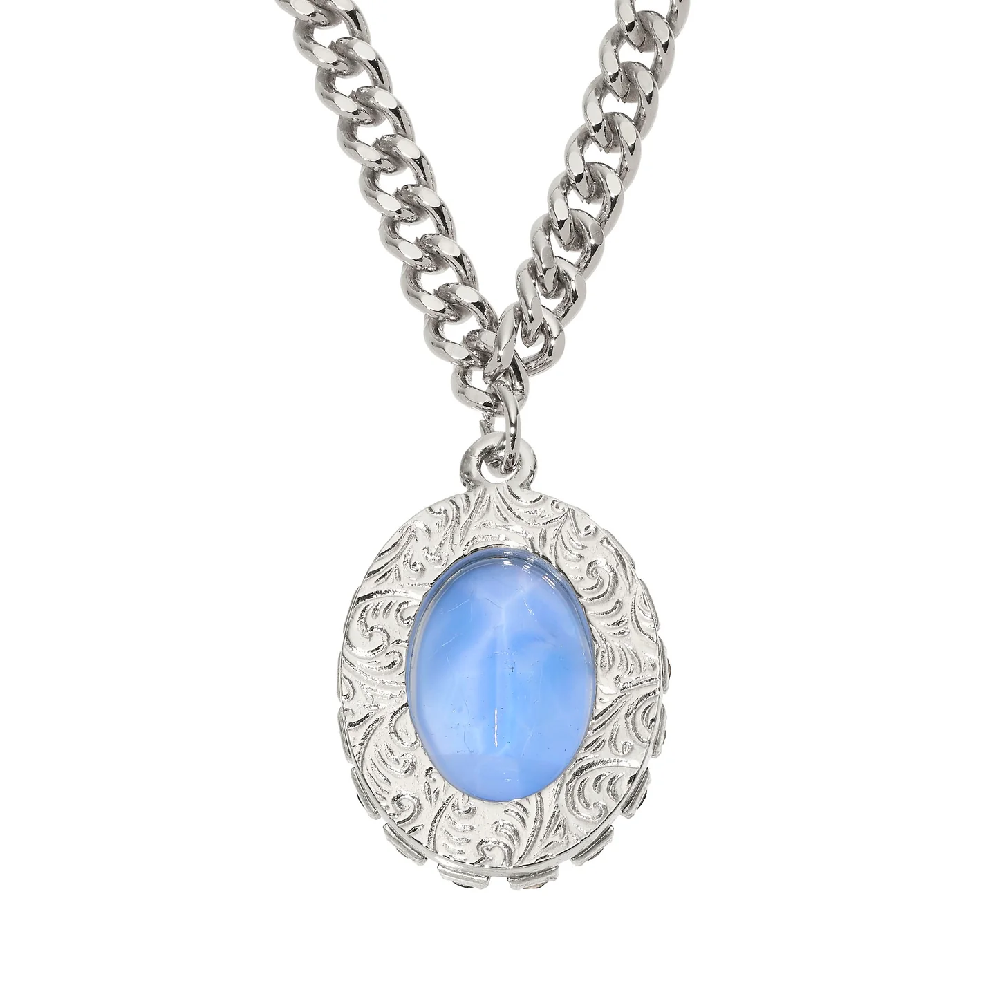 Silver Blue Moonstone Pendant - Image 4