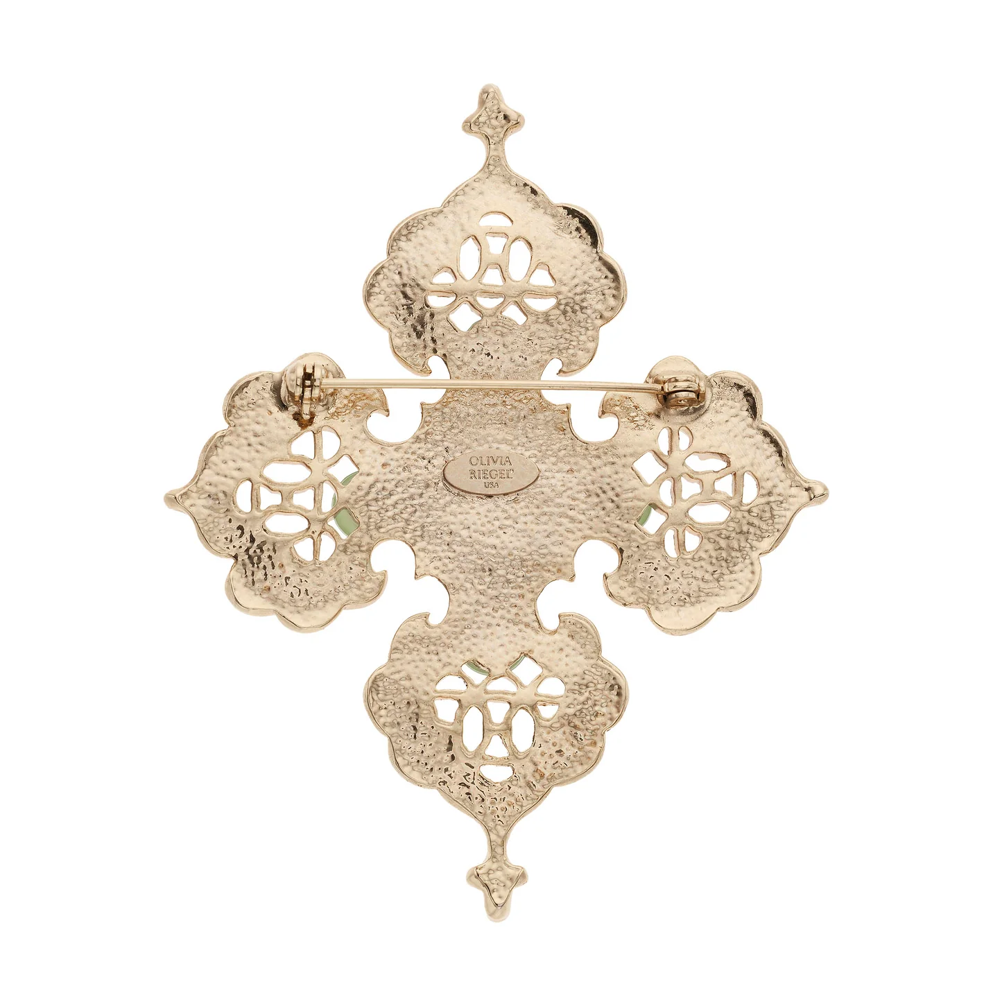 Byzantine Filigree Cross Brooch - Image 2