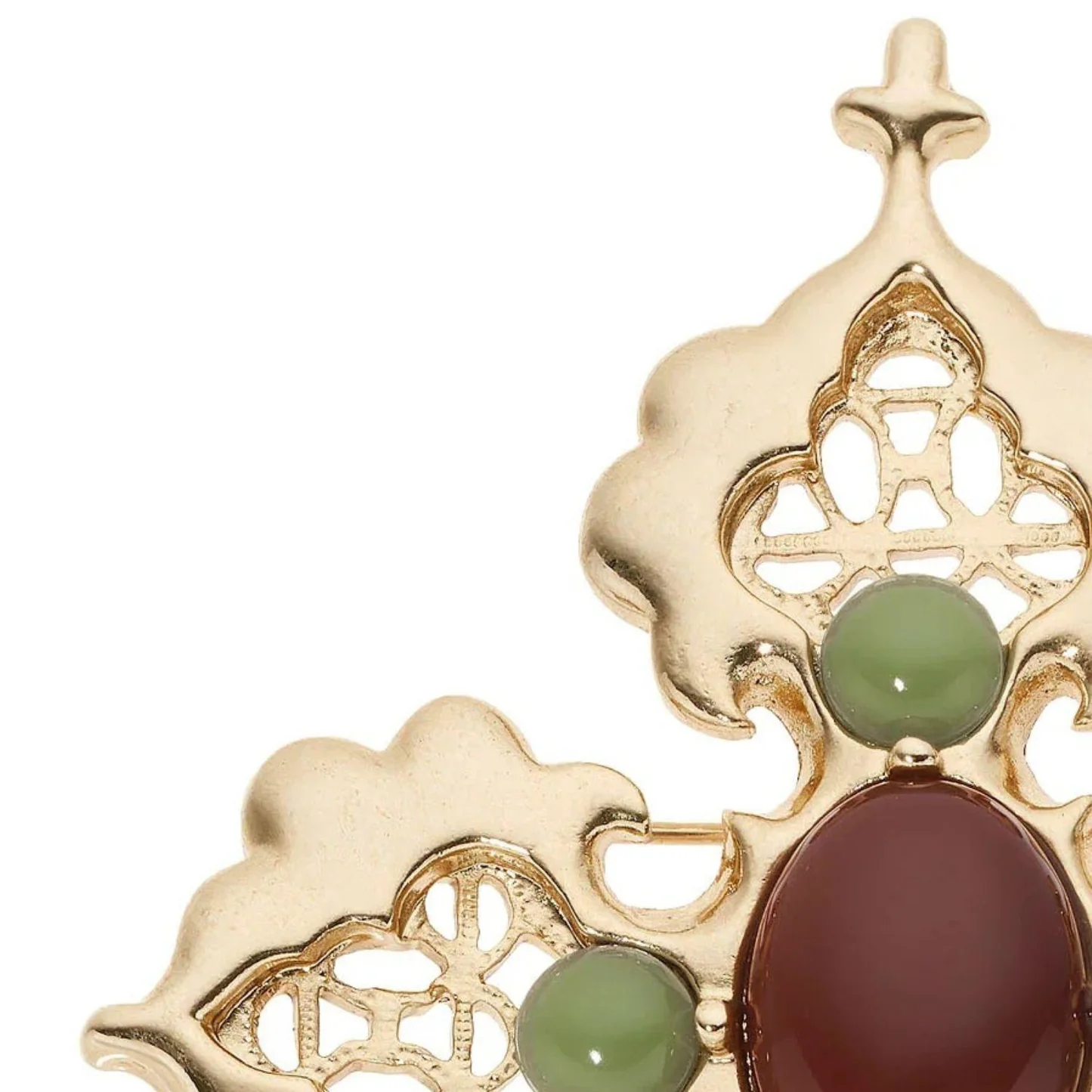 Byzantine Filigree Cross Brooch - Image 3