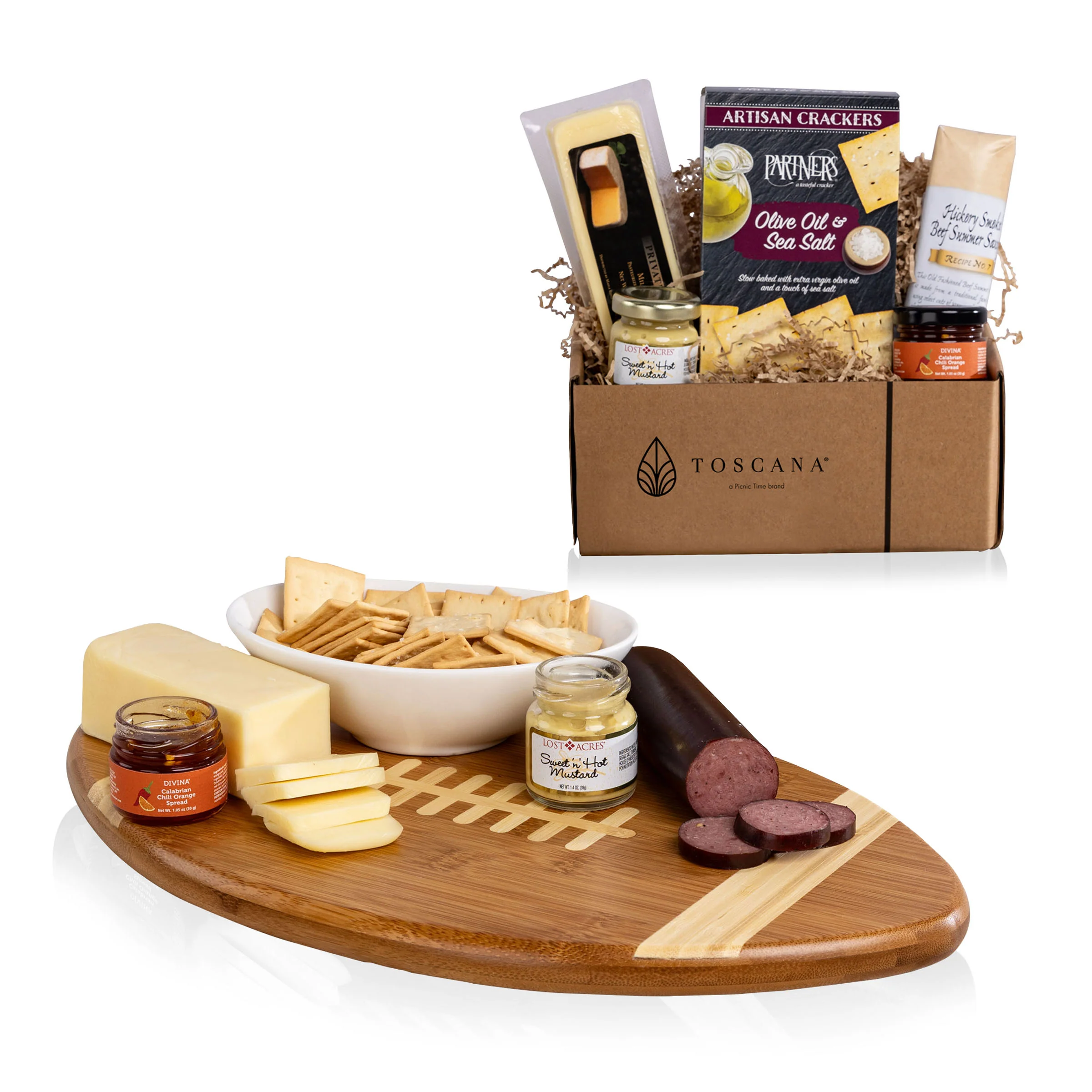 Touchdown! Cutting Board with Gourmet Gift Pack - Image 4