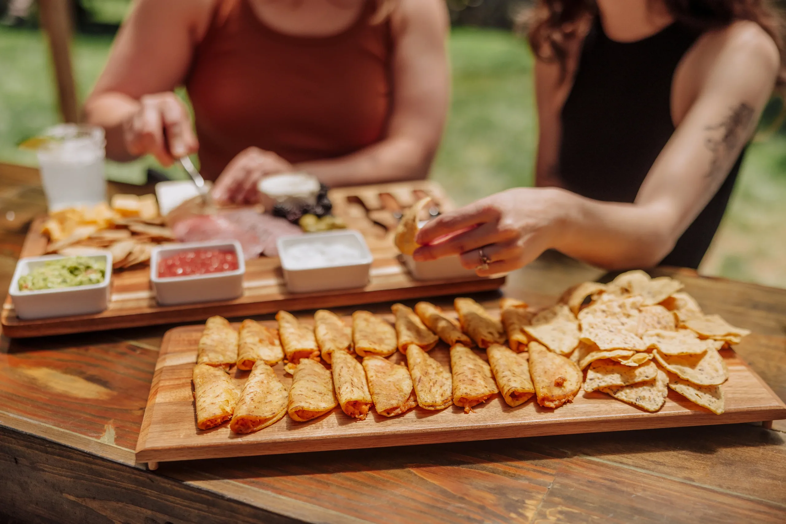 Picada Tapas and Cheese Board Set with Dip Bowls - Image 4