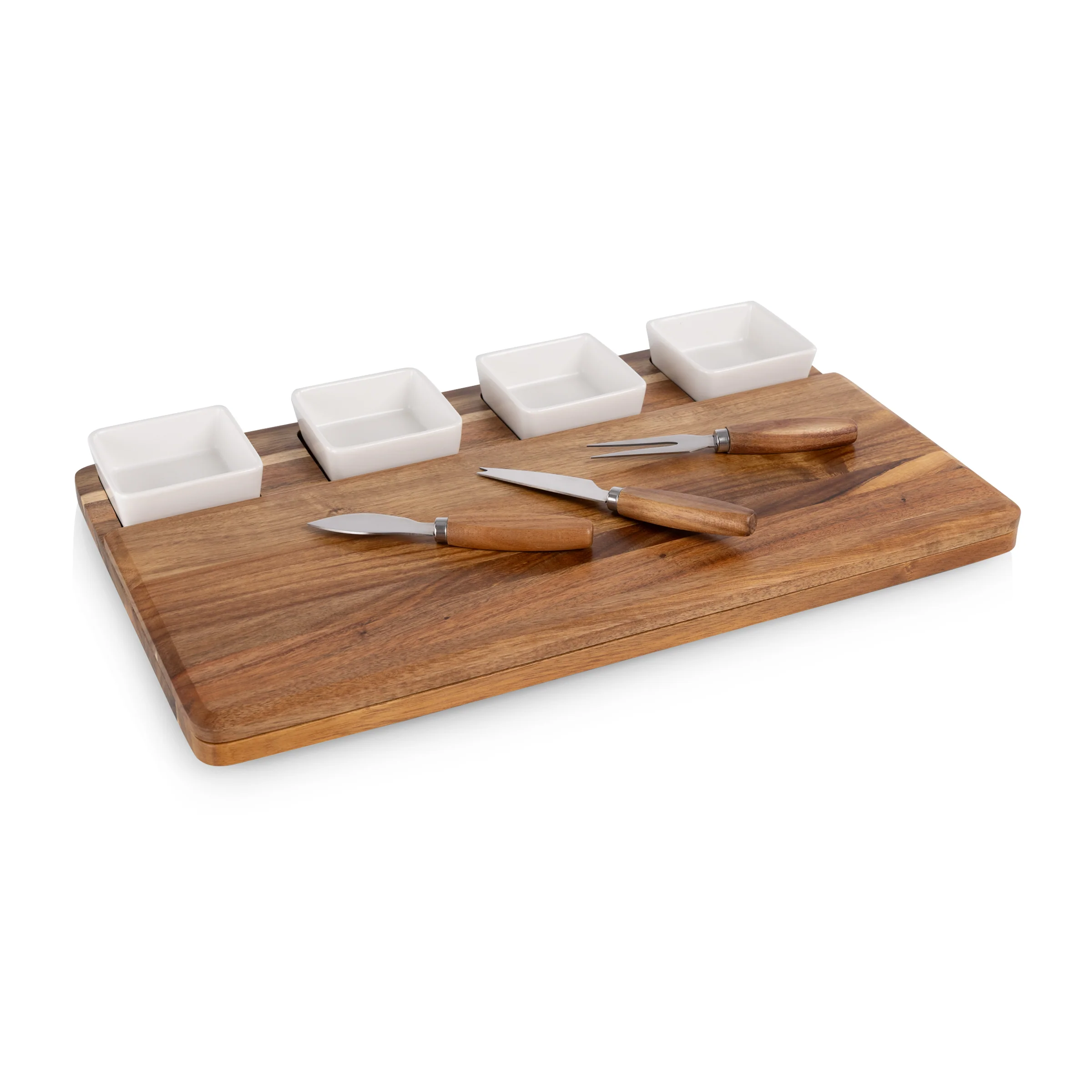 Picada Tapas and Cheese Board Set with Dip Bowls - Image 5