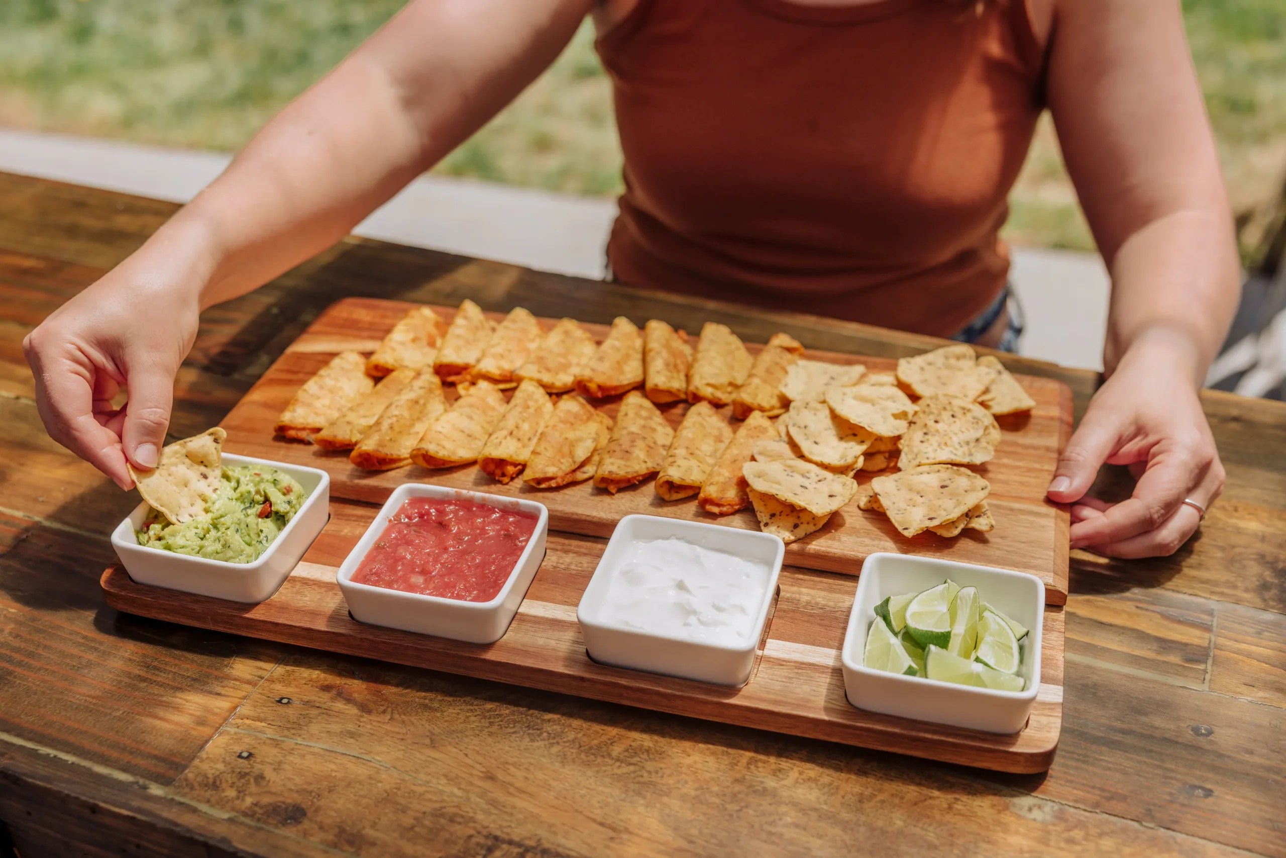 Picada Tapas and Cheese Board Set with Dip Bowls - Image 6