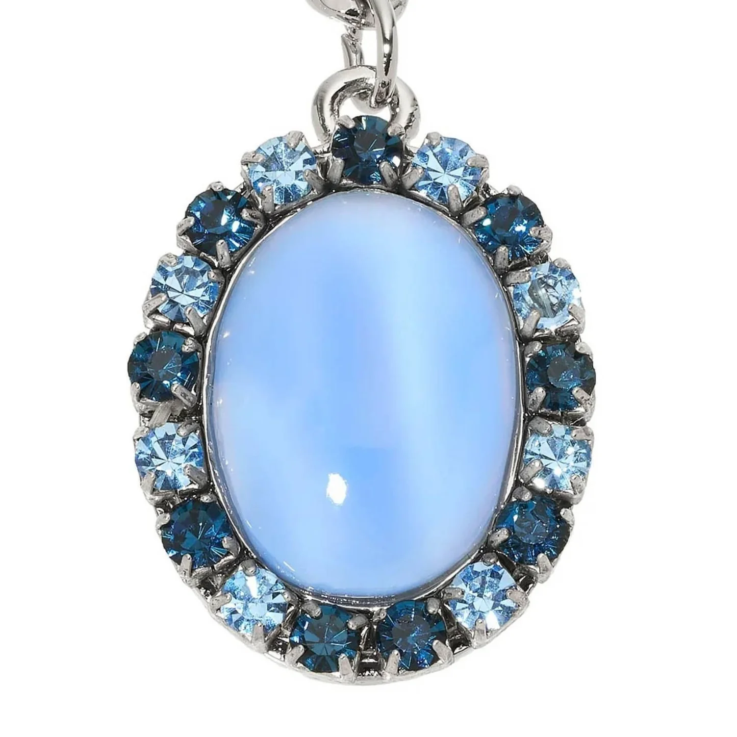 Silver Blue Moonstone Pendant