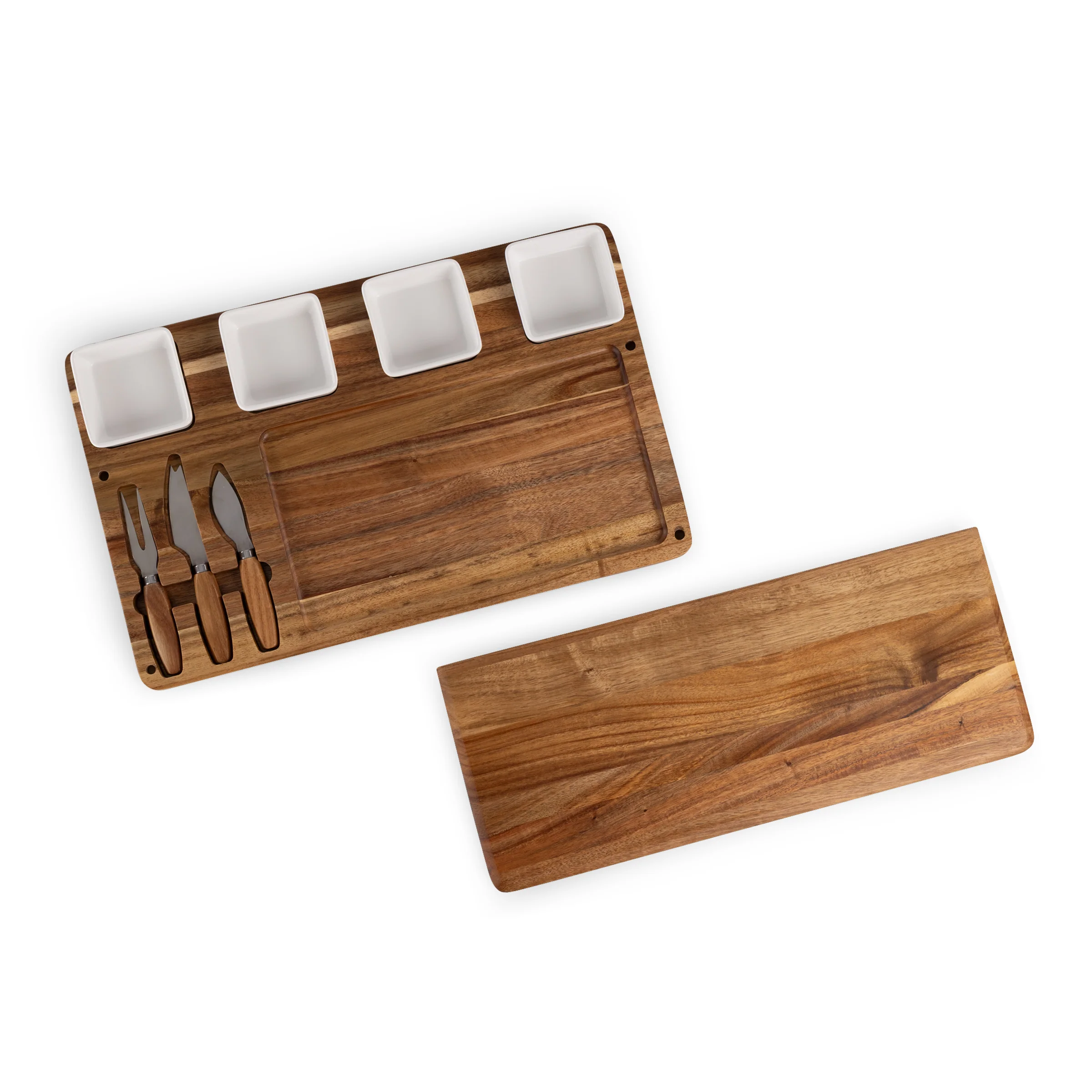 Picada Tapas and Cheese Board Set with Dip Bowls - Image 8