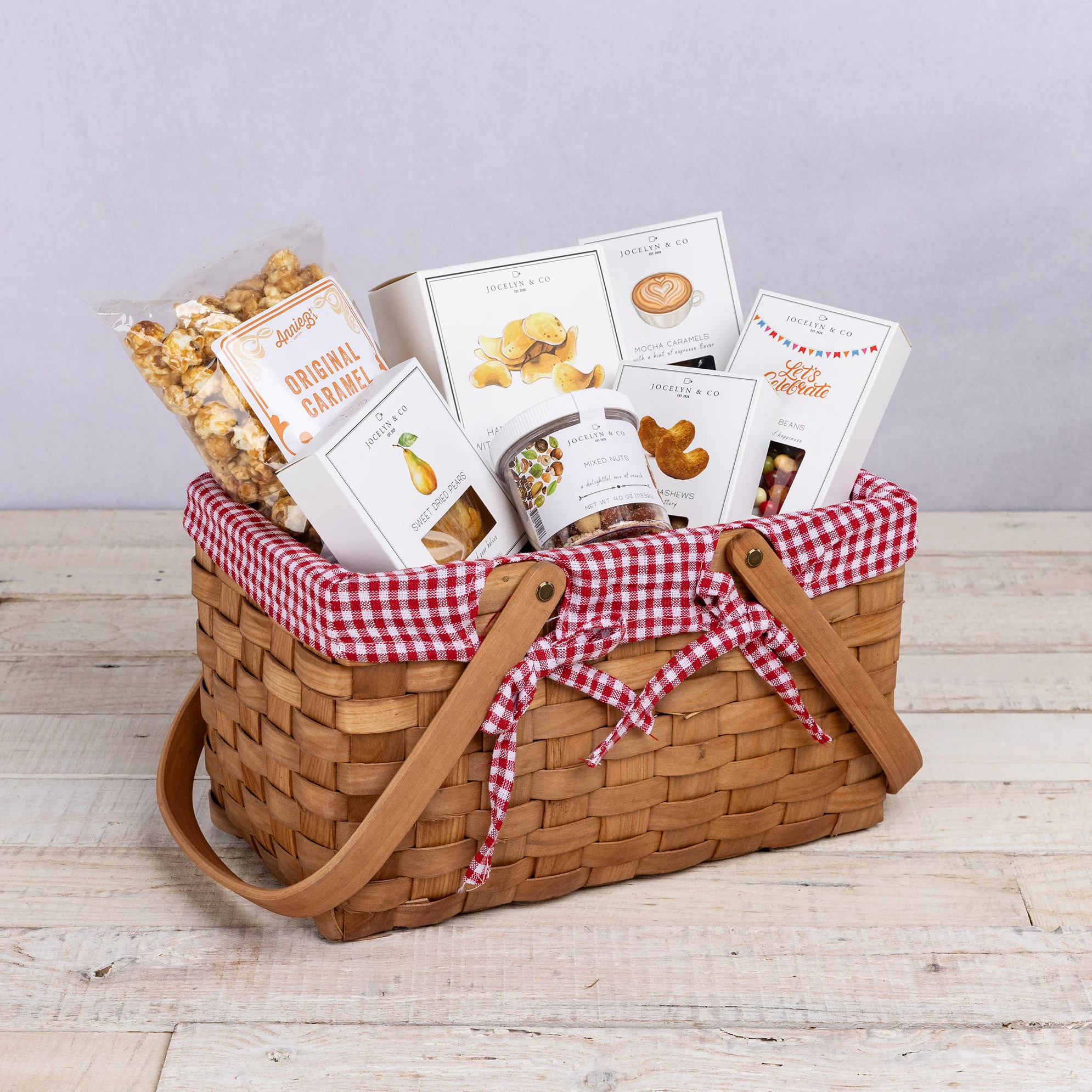 Farmhouse Basket with Gourmet Gift Pack - Image 9