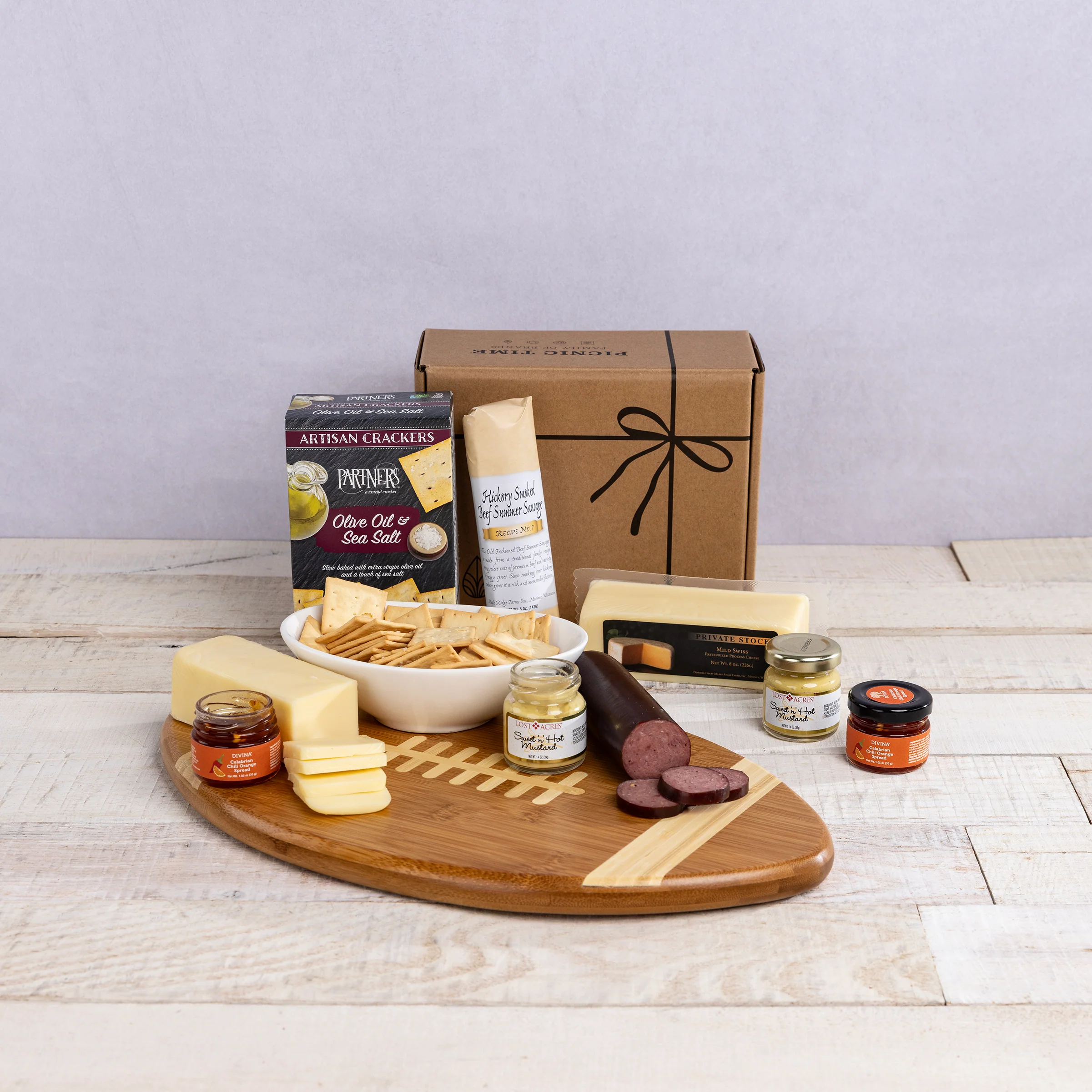 Touchdown! Cutting Board with Gourmet Gift Pack - Image 2
