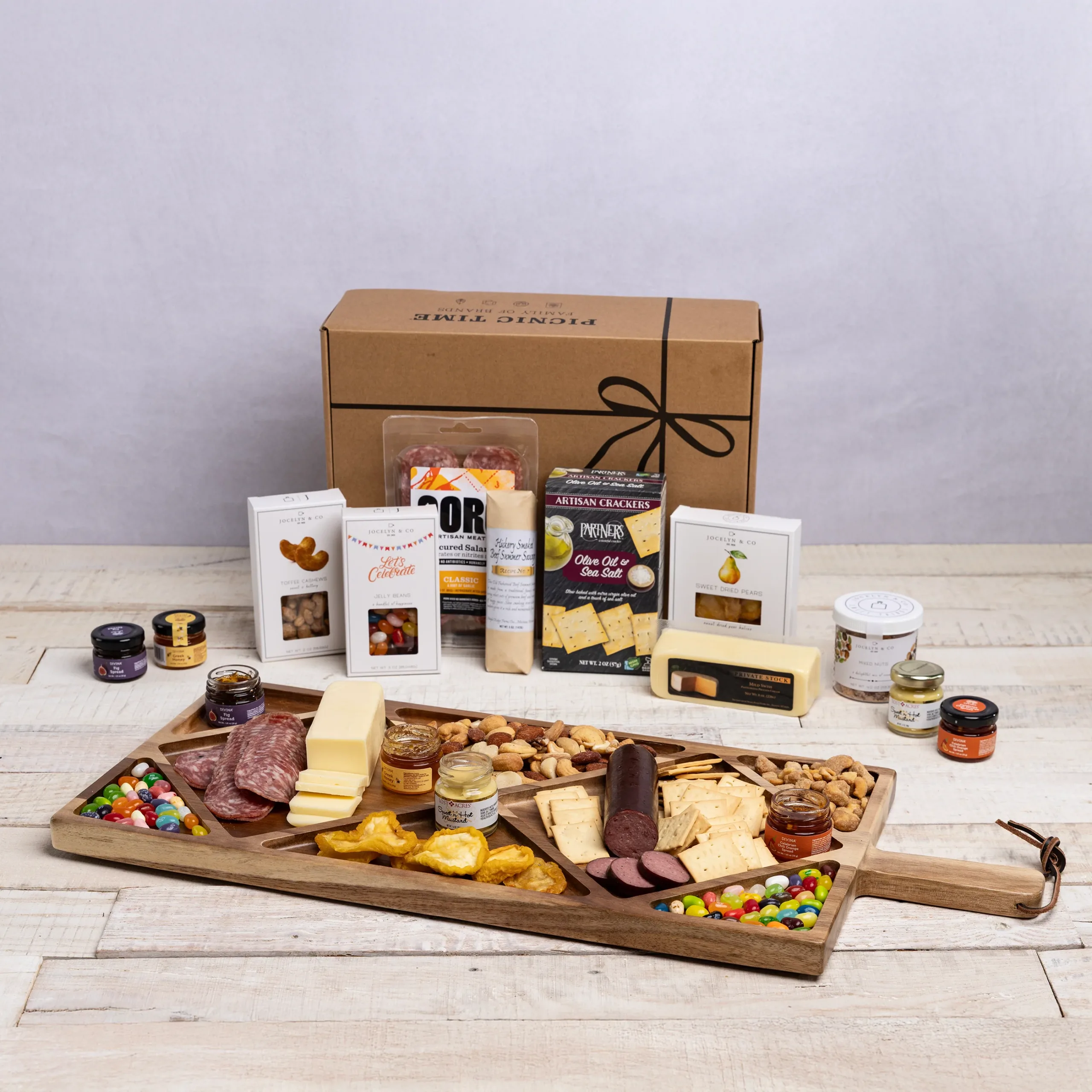 Grazing Board with Gourmet Gift Pack - Image 2